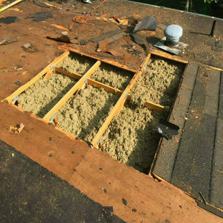 Roof repair job by Athens Roofing in Gun Barrel City TX