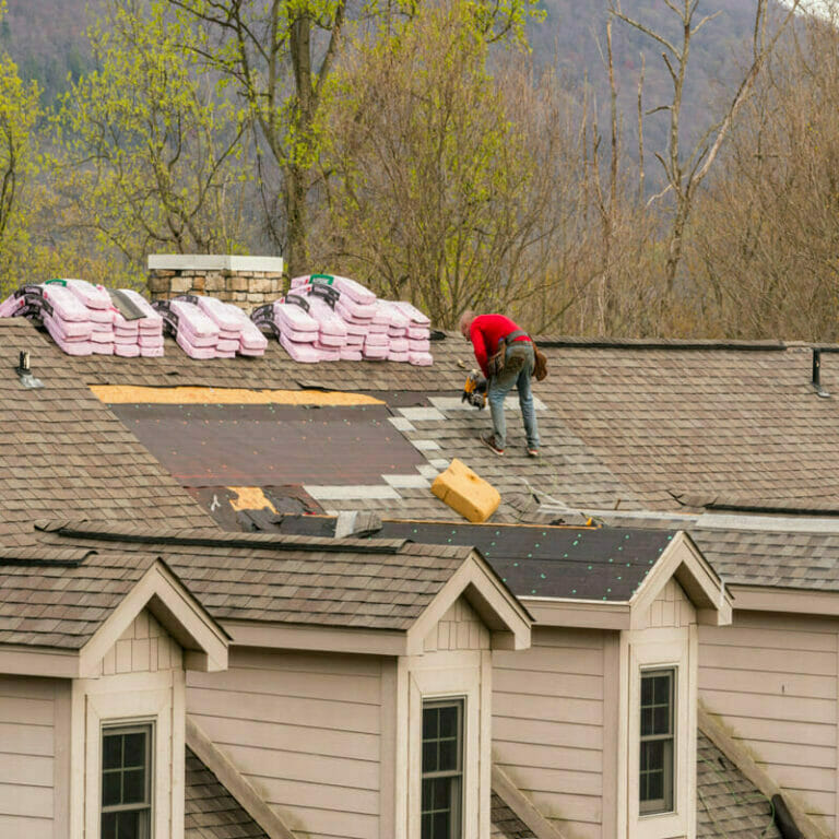 Roof installation by Athens Roofing in Athens TX